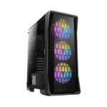Antec NX360 Elite ARGB (ATX) Mid Tower Gaming Cabinet, Black - (NX360-ELITE-ARGB-BLACK)