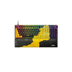 Razer Huntsman V2 - Linear Optical Red Switch - PUBG: BATTLEGROUNDS Edition, Black & Yellow (Red Switch)