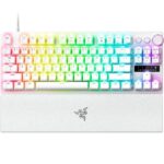 Razer Huntsman V3 Pro Tenkeyless Analog Optical Esports Wired Gaming Keyboard (White)