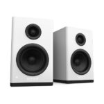 NZXT Relay Speakers 80 Watt Desktop PC Gaming Speakers (White)