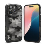 Ringke iPhone 16 Pro Max Back Cover Case | Fusion X - Camo Black