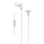 Sony MDR-EX15AP In-Ear Stereo Headphones with Mic – White