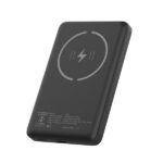 Stuffcool Alum 10000mAh Made in India Aluminium Metallic Magnetic Wireless Powerbank for iPhone 12/13/14/15 Series (Black) - (ALUM-BLACK)