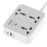 Stuffcool ChargeCube 30 Mini Surge Protector with 3 AC Ports and 30W Dual Port Type C PD PPS Output with Super Fast Charging, Charging iPhones 50% in 30 mins, Charges MacBook Air