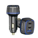 Stuffcool Ultimus 115 3 Port Car Charger 115W Output, Charges MacBooks Type C Laptops, Samsungs, iPhones at The Same time - (Ultimus-115)