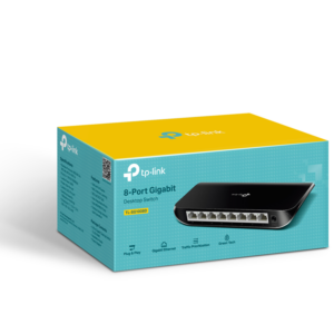 Tp-Link TL-SG1008D 8-Port Gigabit Ethernet Unmanaged Switch | Plug and Play | Desktop