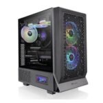 Thermaltake Ceres 300 TG ARGB (E-ATX) Mid Tower Cabinet (Black) - (CA-1Y2-00M1WN-00)