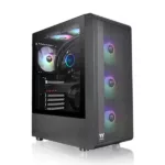 Thermaltake S200 TG ARGB (ATX) Mid Tower Cabinet (Black) - (CA-1X2-00M1WN-00)