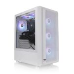 Thermaltake S200 TG ARGB Snow (ATX) Mid Tower Cabinet (White) - (CA-1X2-00M6WN-00)