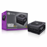 Cooler Master MWE 850 Gold V2 Power Supply - Fully Modular | 80 Plus Gold Certified | 120mm HDB Fan | DC-to-DC Circuit Design | 2 EPS Connectors | 850 Watt - (MPE-8501-AFAAG-IN)