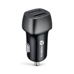 Toreto Plush TOR 425 Fast Car Charger, Black