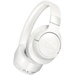 JBL Tune 760NC, Wireless Over Ear Active Noise Cancellation Headphones, White