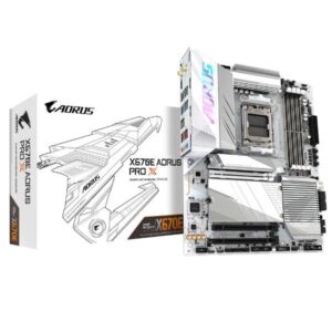 Gigabyte X670E Aorus Pro X AMD AM5 LGA 1718 ATX Motherboard