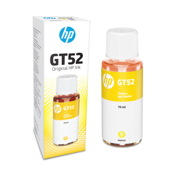 HP GT52 Ink Bottle Yellow Colour