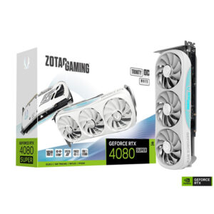 ZOTAC Gaming GeForce RTX 4080 Super Trinity OC White Edition 16GB GDDR6X Graphic Card