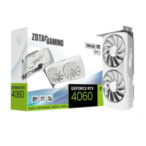 Zotac RTX 4060 Twin Edge OC Edition 8GB Graphics Card (White)