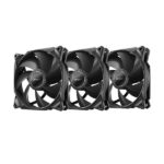 Antec Storm 120 - 120mm Cabinet fan (Triple Pack), Black