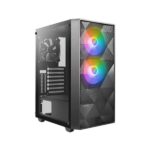 Antec NX270 TG ARGB (ATX) Mid Tower Gaming Cabinet, Black - (NX270TG-BLACK)