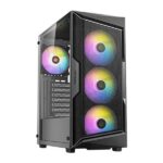 Antec AX61 Elite Mesh ARGB (ATX) Mid Tower Gaming Cabinet, Black - (AX61-ELITE-BLACK)