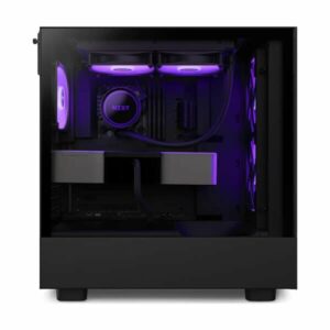 NZXT H Series H5 (2023) Flow RGB Edition ATX Mid Tower Chassis (Black)