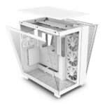 NZXT H9 Flow Dual Chamber Cabinet – White – (CM-H91FW-01)