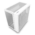 NZXT H9 Flow Dual Chamber Cabinet – White – (CM-H91FW-01)