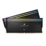 Corsair Dominator Titanium RGB DDR5 64GB (32GBx2) 6000MHz RAM (Black) - (CMP64GX5M2B6000C30)