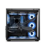 Ant Esports Crystal Black RGB Gaming Cabinet