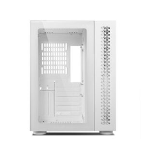 Ant Esports Crystal White RGB Gaming Cabinet