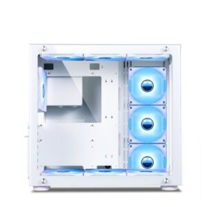 Ant Esports Crystal White RGB Gaming Cabinet