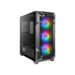 Antec DF600 FLUX ARGB (ATX) Mid Tower Gaming Cabinet, Black - (DF600-FLUX-ARGB-BLACK)