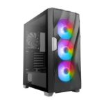 Antec DF700 FLUX ARGB (ATX) Mid Tower Gaming Cabinet, Black - (DF700-FLUX-ARGB-BLACK)