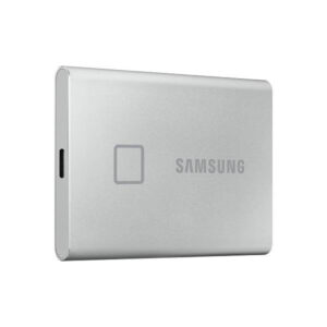 Samsung T7 Touch Portable SSD 500GB External SSD, Silver