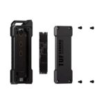ASUS TUF Gaming A1 USB-C 3.2 Gen 2x1 SSD Enclosure (SSD case), Supports Both, M.2 NVMe PCIe and SATA interfaces, M.2 Q-Latch, MIL-STD-810H Drop Resistance, IP68 Water and dust Resistance - Black - Image 10