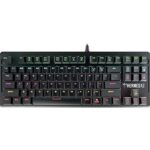 Gamdias HERMES E2 TKL Blue Switches Mechanical Gaming Keyboard, Black – (HERMES-E2)
