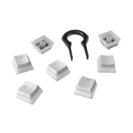 HyperX Pudding PBT Keycaps Full Key Set (White) - (4P5P5AA-ABA)