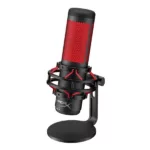 HyperX QuadCast Red LED USB Condenser Microphone (Black) - (4P5P6AA)