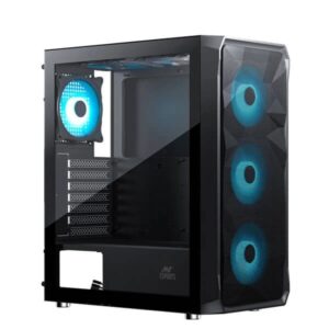 Ant Esports ICE-100 Air Mini Mesh (M-ATX) Mini Tower Cabinet (Black)