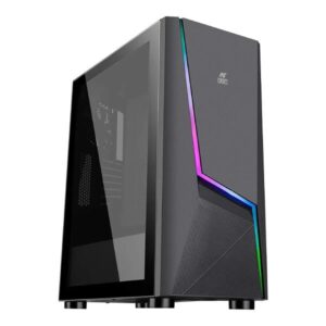 Ant Esports ICE-130AG RGB Gaming Cabinet (Black)