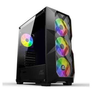 Ant Esports ICE-300 Mesh ARGB (ATX) Cabinet (Black)