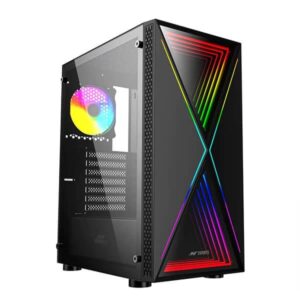 Ant Esports Infinity X (ATX) Mid Tower Gaming Cabinet (Black)