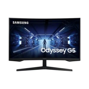 Samsung Odyssey G5 27 Inch WQHD Curved Gaming Monitor (LC27G55TQBWXXL) Black