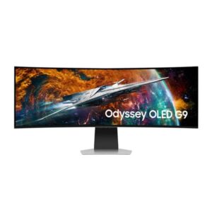 Samsung Odyssey G9 49 Inch Oled Ultra Wide Gaming Monitor (LS49CG950SWXXL) White