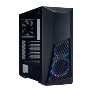 Cooler Master MasterBox K501L RGB Mid Tower Gaming Cabinet with Pre-Installed Fans and Tempered Glass Side Panel