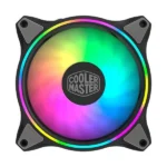 Cooler Master MasterFan MF120 Halo ARGB Case Fan - 3 Pack Fan | 1800 RPM PWM Fan | Computer Case Fan | ARGB Lighting Controlled Via Motherboard | Gen 2 Controller Included - BLACK - Image 2