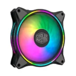 Cooler Master MasterFan MF120 Halo ARGB Case Fan - 3 Pack Fan | 1800 RPM PWM Fan | Computer Case Fan | ARGB Lighting Controlled Via Motherboard | Gen 2 Controller Included - BLACK - Image 3