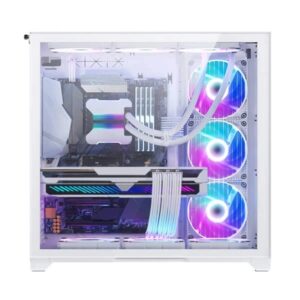 Phanteks MagniumGear Neo Qube 2 Infinity Mirror DRGB (E-ATX) Mid Tower Cabinet (White)