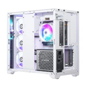 Phanteks MagniumGear Neo Qube 2 Infinity Mirror DRGB (E-ATX) Mid Tower Cabinet (White)