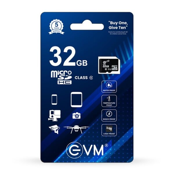 EVM MICRO SD CARD CLASS 10 32GB (MEMORY CARD)