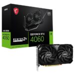 MSI RTX 4060 Ventus 2x Black 8G OC Graphic Card